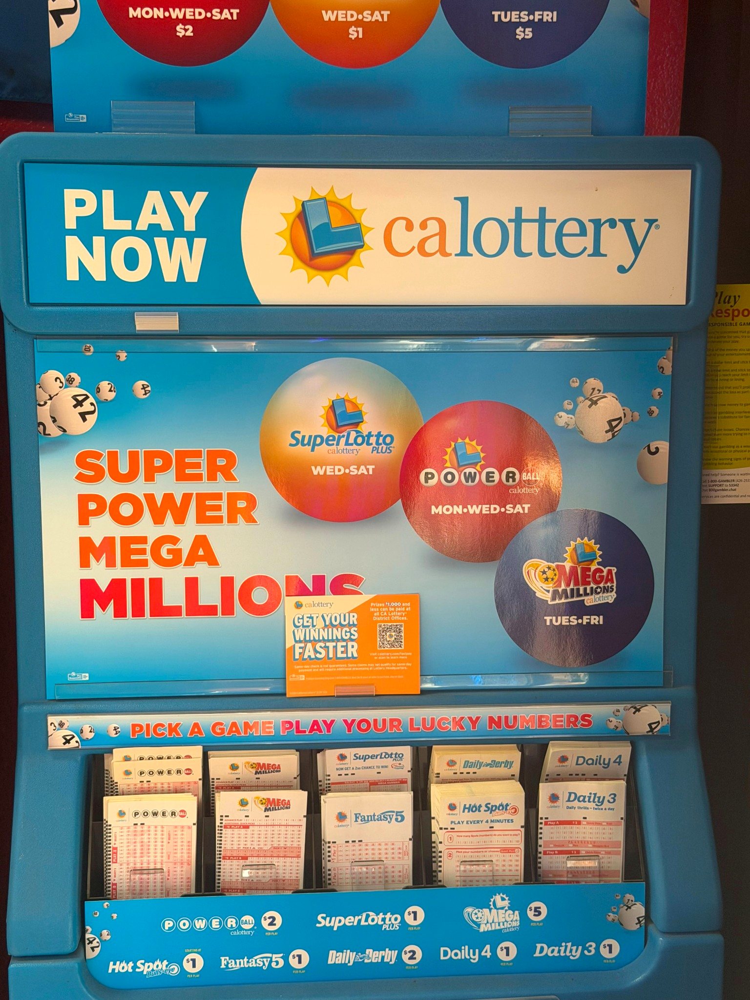 California Lottery station